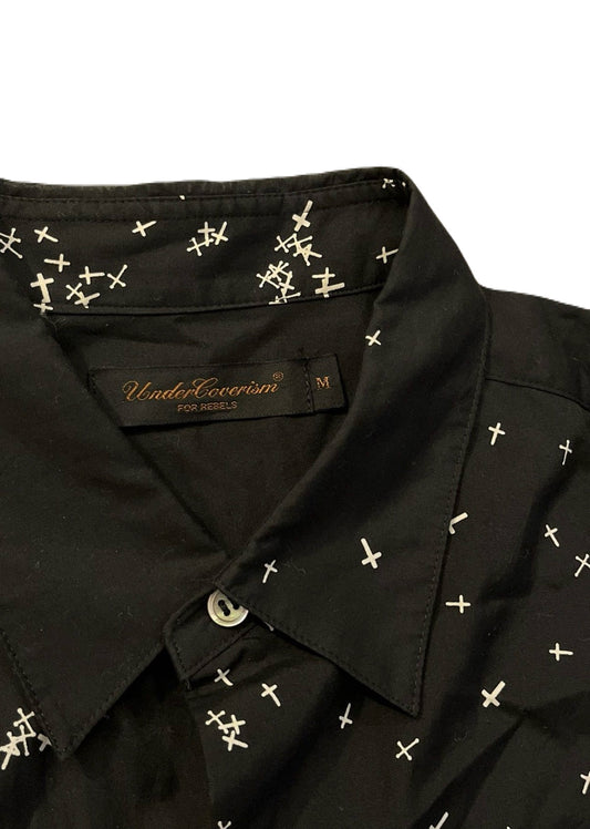 “Witches Cell Division” Cross Button Up Shirt AW02