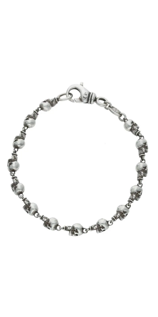 CHROME HEARTS FOTI DELPHINO SKULL BRACELET