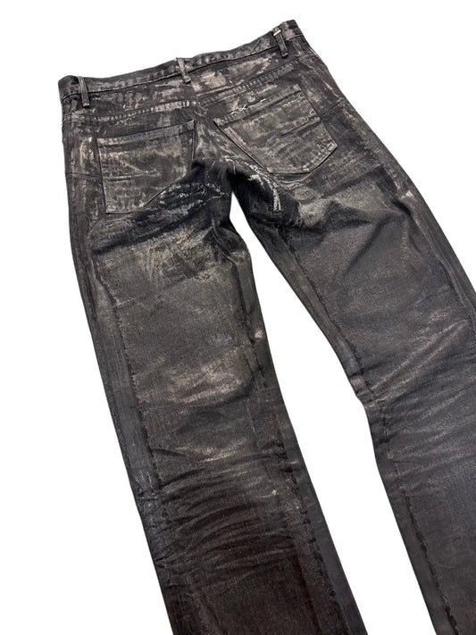 Hedi Slimane Waxed Luster Jeans AW03