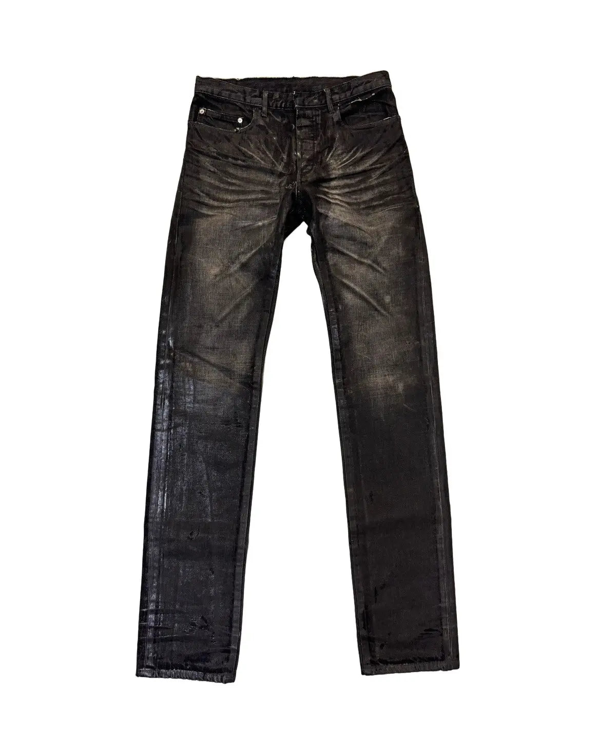 Hedi Slimane Waxed Luster Jeans AW03