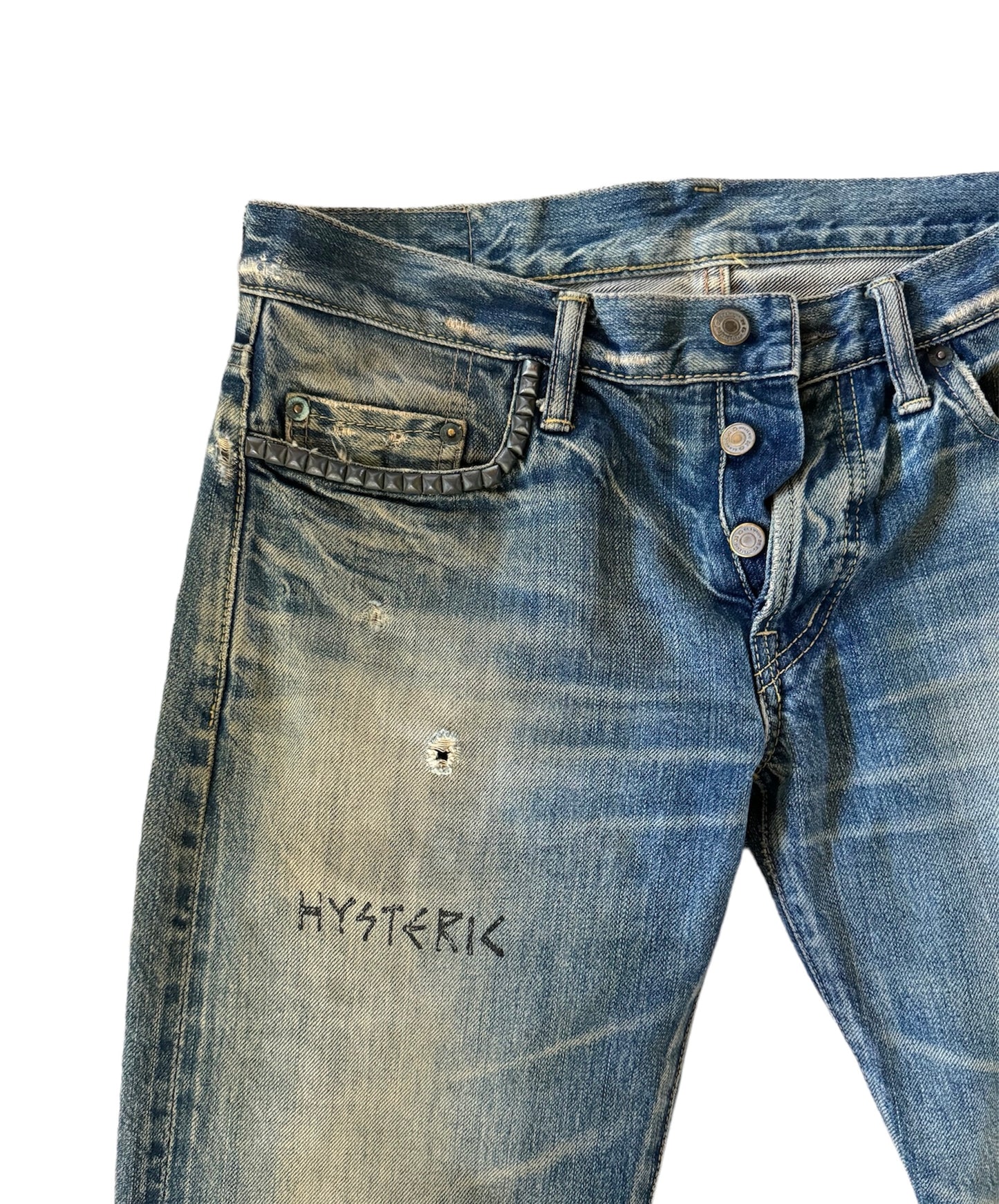 HYSTERIC GLAMOUR CRASH DENIM