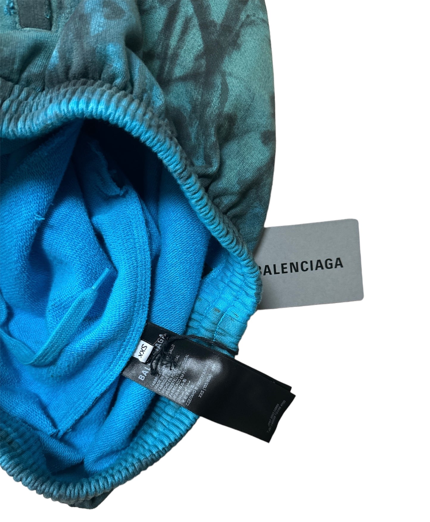 BALENCIAGA SKATER SWEATPANTS IN AZURE